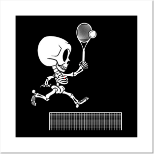 tenis skeleton halloween Posters and Art